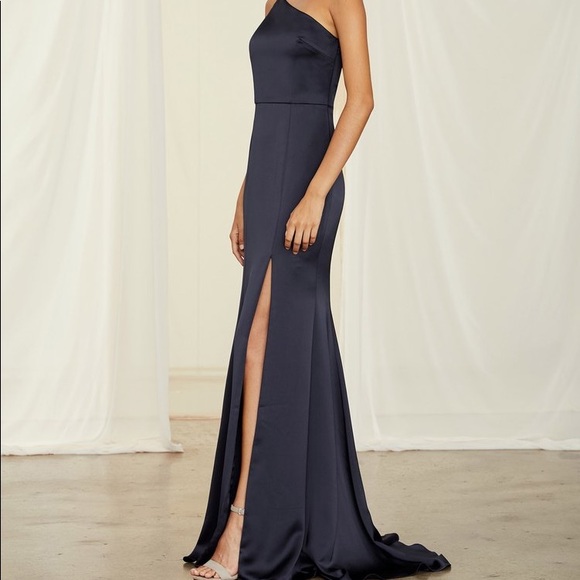 AMSALE KAIA Formal Gown Satin GB132S Rose Quartz - Picture 4 of 9